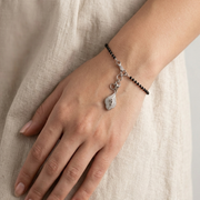 Designer 925 Sterling Silver Hand Mangalsutra For Women